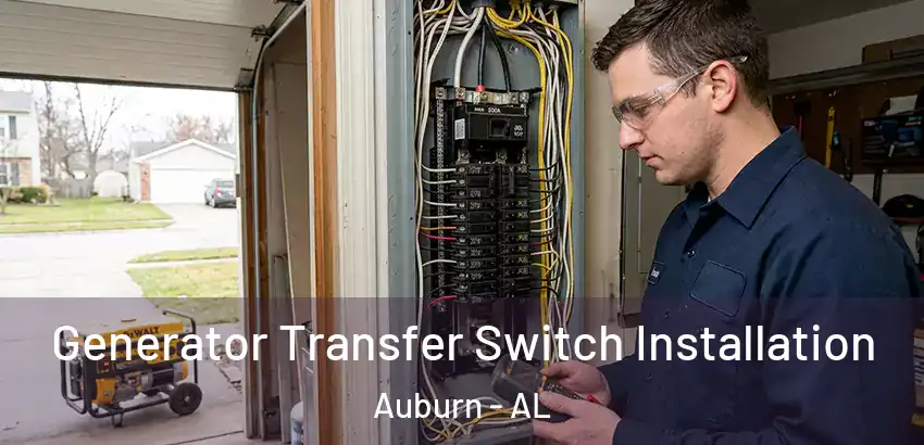 Generator Transfer Switch Installation Auburn - AL